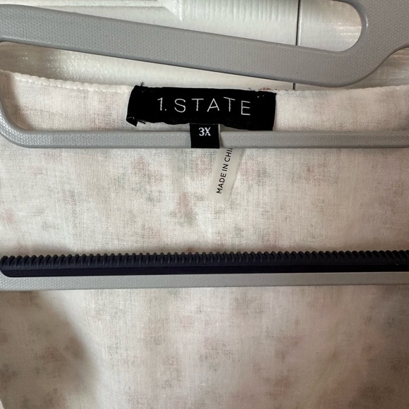 1.State Floral Smock Waist Top - Picture 5 of 6